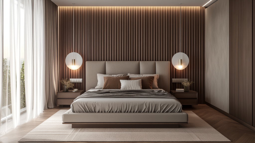 u4228977262 elegant modern bedroom interior featuring a geome 20822769 08c7 4f52 a586 55283b699033 3